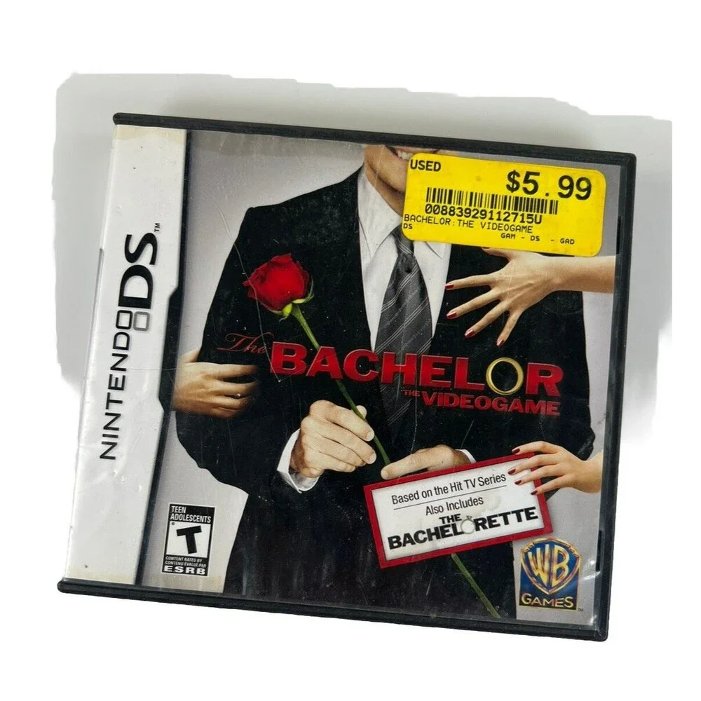 Bachelor: The Videogame (Nintendo DS, 2010) Cartridge & Case & Instructions